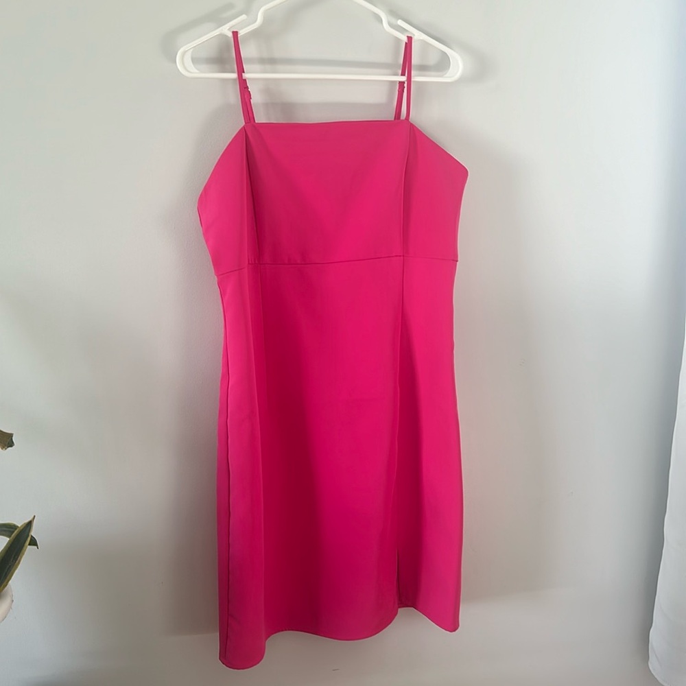 Only bright pink dress size 10 brand new